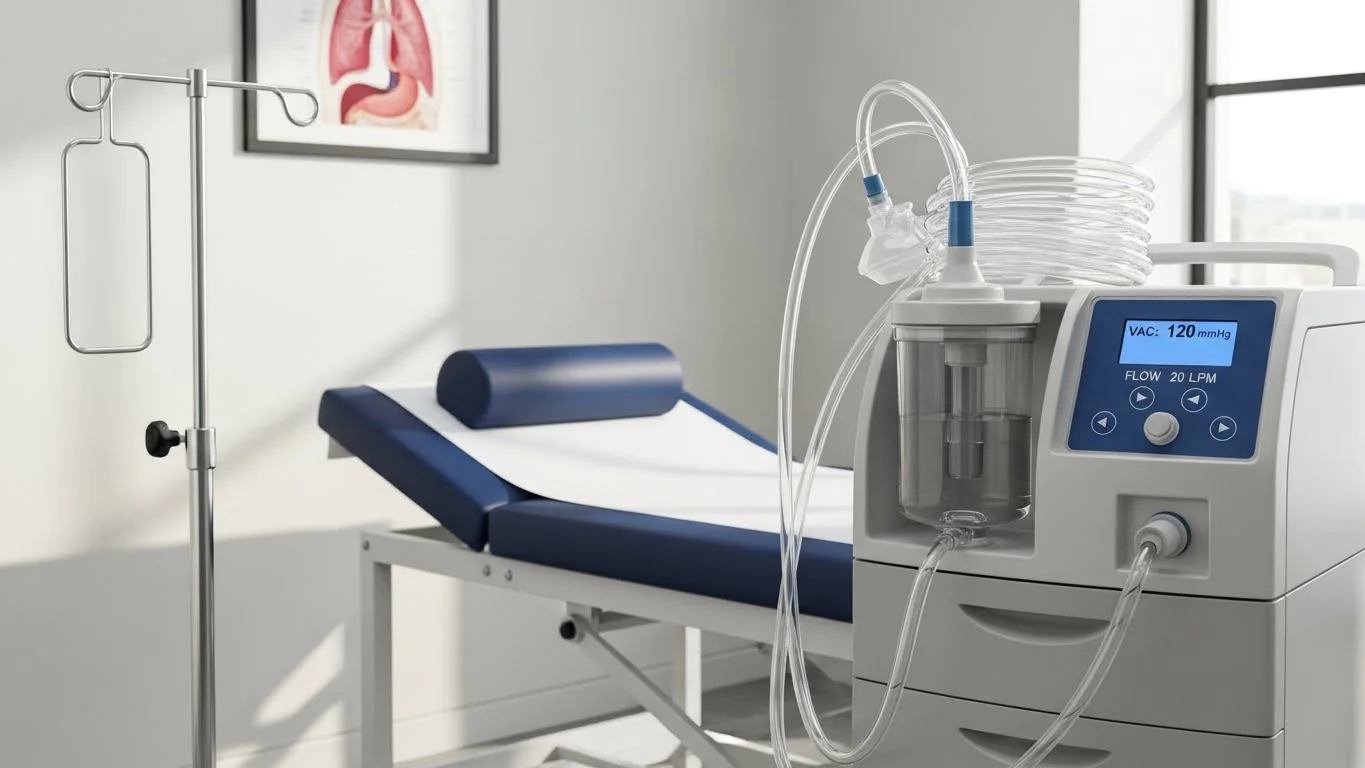 suction machine in a clinic