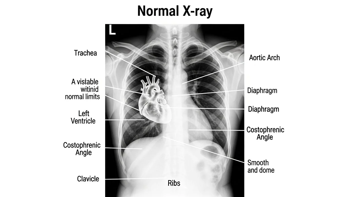 chest xray normal vs abnormal